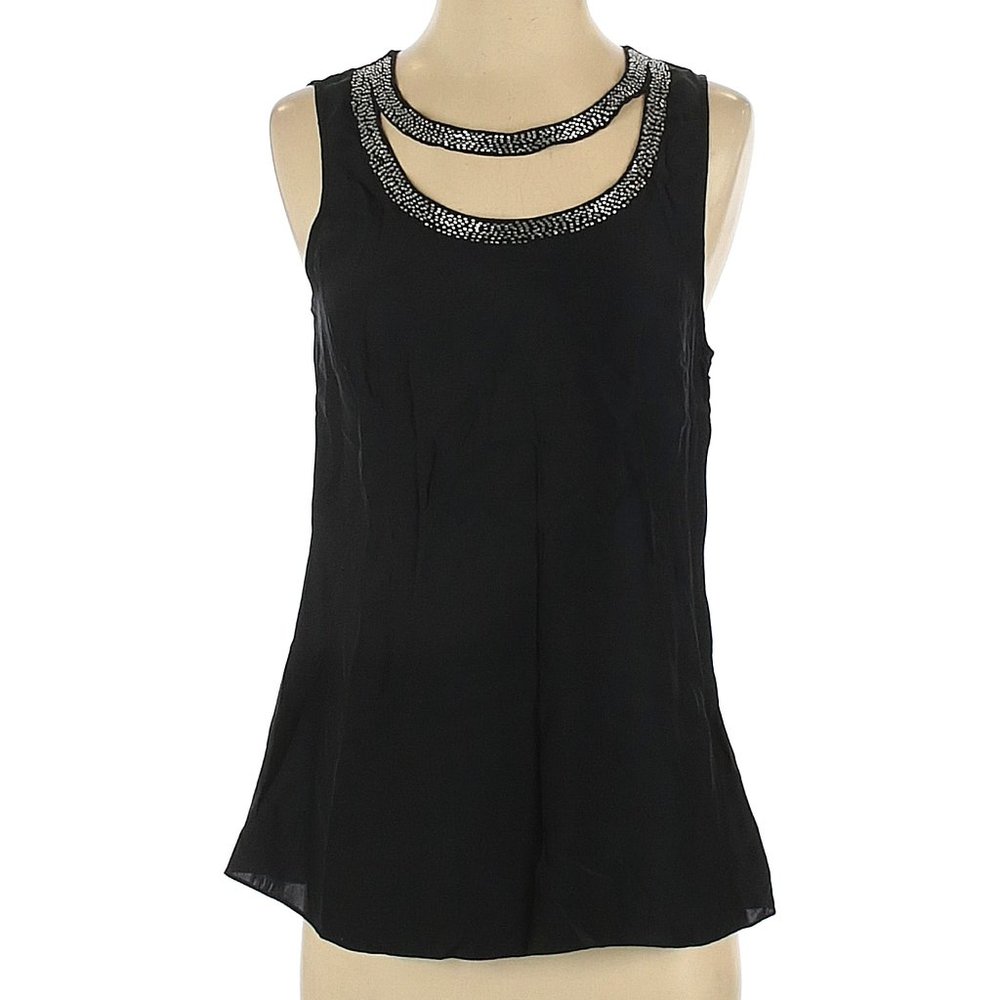 Banana Republic Monogram silk sequin top